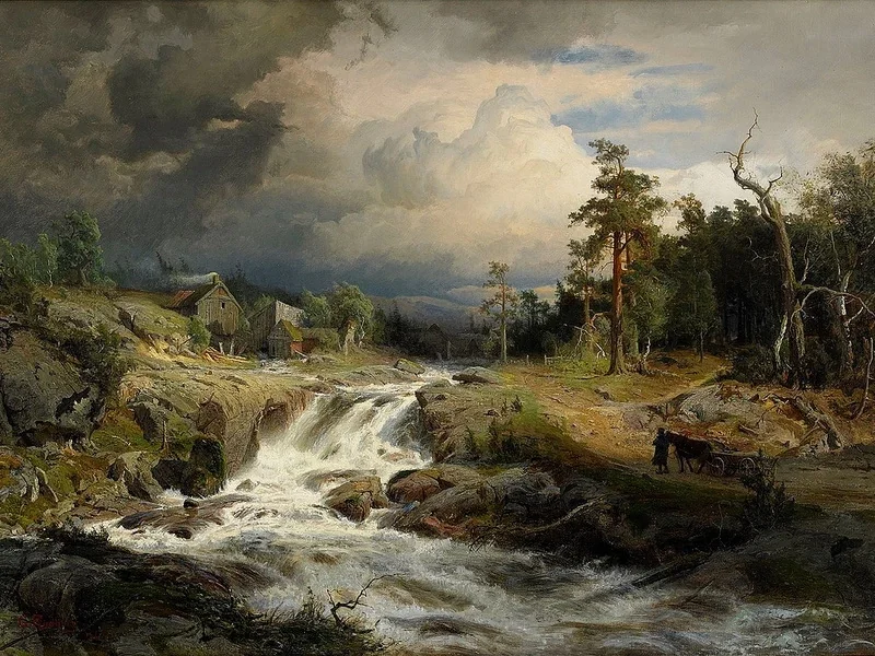 1835-Gustaf Rydberg - Scene dal Värmland, 1865